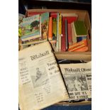 A BOX OF CHILDRENS BOOKS, circa 1950's/1960's, Wind in the Willows, Tom Brown's School Days, etc,