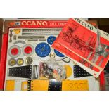 A BOXED MECCANO SITE ENGINEERING SET, No.5, missing few smaller items, box damaged, with manuals for