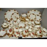 ROYAL ALBERT 'OLD COUNTRY ROSES' TEA/DINNER WARES AND TRINKETS, to include two large oval