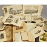 STAFFORDSHIRE, a box of prints, plans, maps and literature