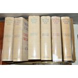 CHURCHILL, WINSTON.S, THE SECOND WORLD WAR, SIX VOLUMES, published by Cassell & Co Ltd 1948-1954