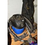 A NILFISK BUDDY 15 WORKSHOP VACUUM together with a Dyson handheld vacuum (spares and repairs) and