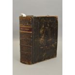'THE BOOK OF COMMON PRAYER AND THE HOLY BIBLE', in one volume, pub. Thomas Baskett, 1747, full