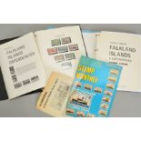 A COLLECTION OF MAINLY MINT FALKLAND ISLAND STAMPS, in two albums including 1904-12 MCA 1/2d to 5/-,