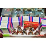 A COLLECTION OF BOXED AND UNBOXED BRITAINS DIE CAST CLANSMAN/LIFEGUARD FIGURES, all appear largely