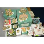 TWELVE BOXED LILLIPUT LANE SCULPTURES, 'The Almonry' (founders choice), 'High Ghyll Farm', (