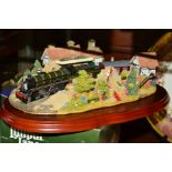 A BOXED LIMITED EDITION LILLIPUT LANE SCULPTURE, 'The Royal Train At Sandringham' L2517, No 1996,