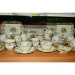 MASON'S IRONSTONE 'CHELSEA PATTERN' TEA WARES, to include teapot, hot water jug, two cake/sandwich