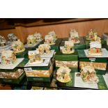 SEVENTEEN LILLIPUT LANE SCULPTURES FROM SNOW PLACE LIKE HOME COLLECTION, (14 BOXED)'First Noel'