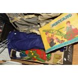 A BOX OF LOOSE MECCANO, instructions for Outfit No 6 and a small tin No 6, together with a