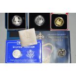 A SELECTION OF MAINLY COMMEMORATIVE COINS, to include a £5 coin for the Queen's Diamond Jubilee,