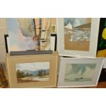 A GROUP OF 20TH CENTURY PAINTINGS AND PRINGS to include 'Cleveland Tontine' by E.Charles Simpson,