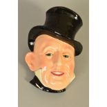 A BESWICK FACE PLAQUE, 'Mr Micawber', height 23cm (slight discolouring on rim of hat)
