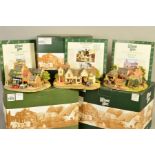 THREE BOXED LIMITED EDITION LILLIPUT LANE SCULPTURES, 'Home Farm-Beamish' L2654 No023/595 (