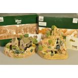 TWO BOXED LILLIPUT LANE SCULPTURES FROM THE FALLING WATERS COLLECTION, 'By the Mill Stream' L2648