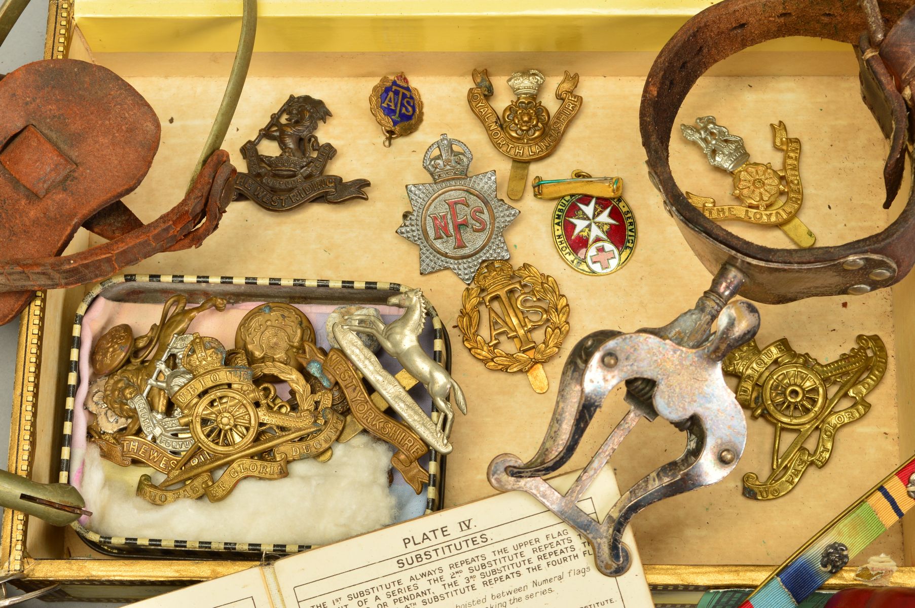 A LARGE CIGAR BOX CONTAINING A WWII GROUP OF MEDALS, as follows, 1939-45, Atlantic (France & Germany - Image 5 of 5