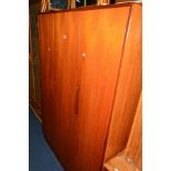 A G PLAN FRESCO TEAK TRIPLE DOOR WARDROBE, width 122cm x depth 59cm x height 176cm