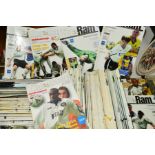 A COLLECTION OF DERBY COUNTY FOOTBALL PROGRAMMES, mainly home games from late 1990's/early 2000's,