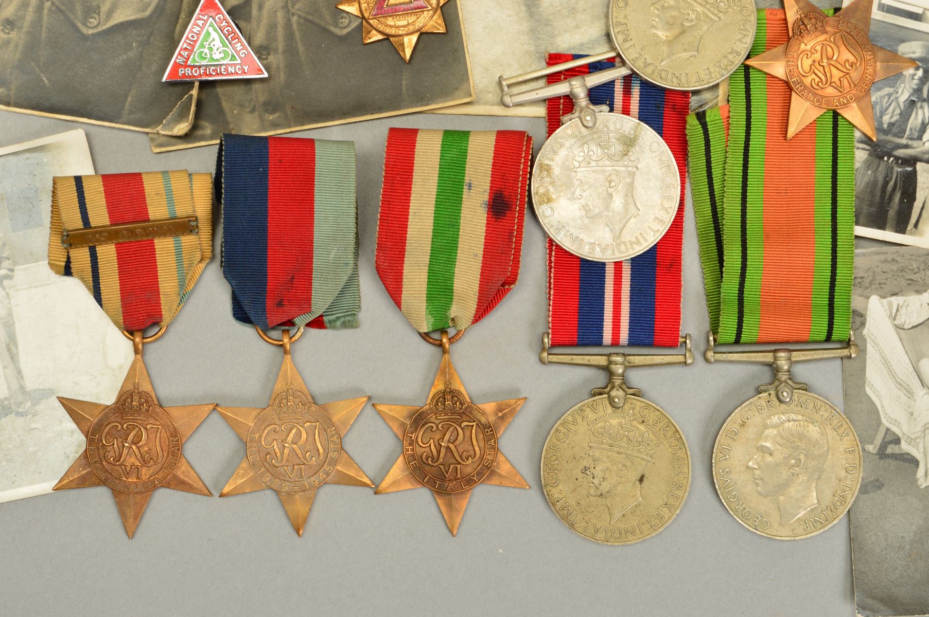 A BOX CONTAINING THE FOLLOWING BRITISH WAR AND VICTORY MEDAL PAIR, named to 61935 Pte G.H. Cooper, - Image 2 of 5