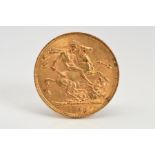 A FULL GOLD SOVEREIGN GEORGE V 1912