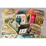 A LARGE PLASTIC BOX CONTAINING VARIOUS BOOKS, MAGAZINES, etc, WWII Military interest, including a