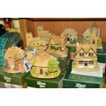 EIGHT BOXED LILLIPUT LANE SCULPTURES to include two from Pastille Burner collections 'Lavender