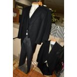 GENTLEMENS FORMAL OCCASION SUITES to include Grosvenor three piece morning suite, chest size 40,