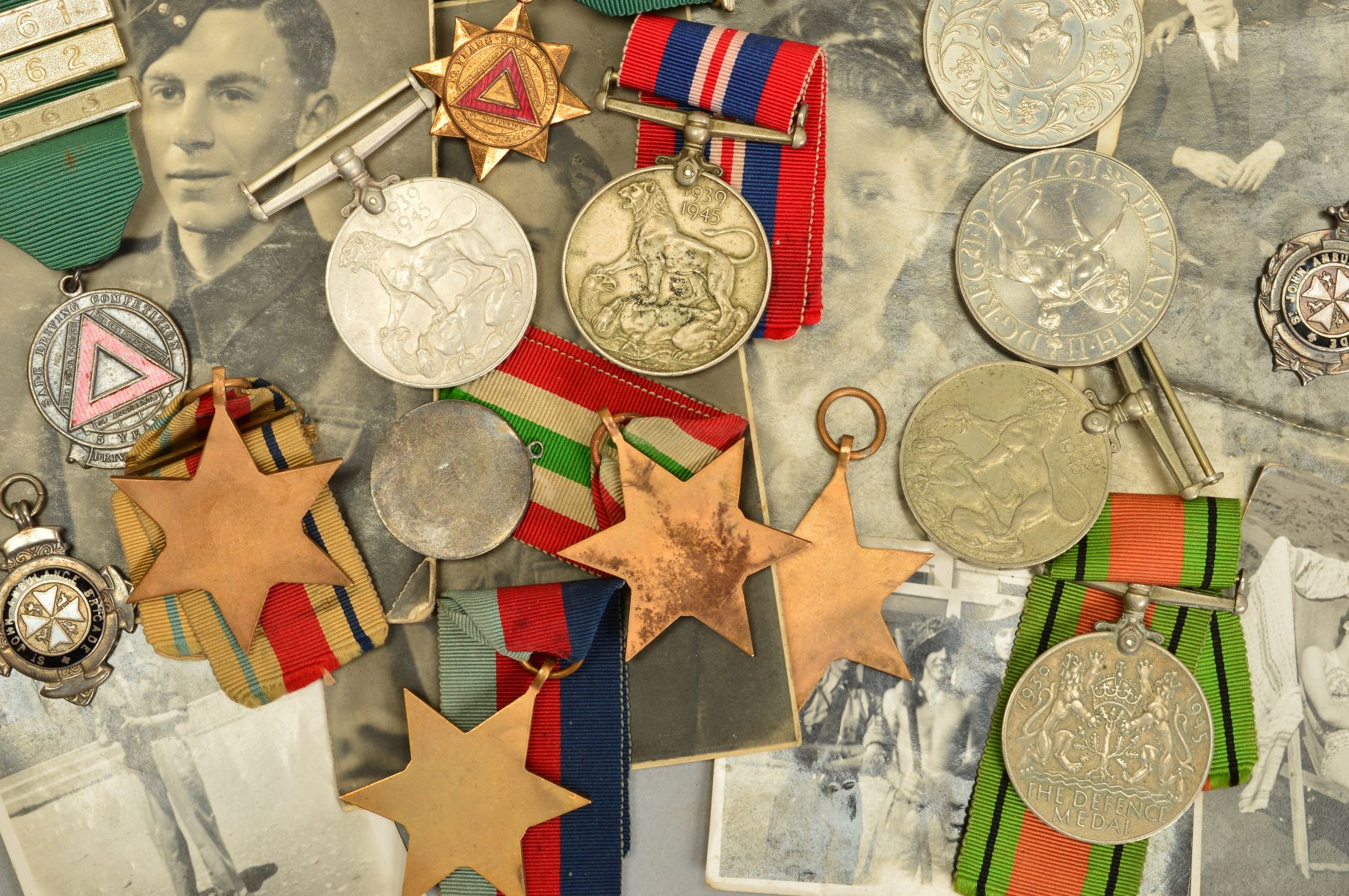 A BOX CONTAINING THE FOLLOWING BRITISH WAR AND VICTORY MEDAL PAIR, named to 61935 Pte G.H. Cooper, - Image 5 of 5