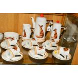 A ROYAL DOULTON 'REYNARD THE FOX' COFFEE SET, HN4927, to include coffee pot, hot water jug and