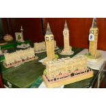 SIX BOXED LILLIPUT LANE BRITAINS HERITAGE/DIAMOND WEDDING EDITIONS, 'Anniversary Edition of Big Ben'