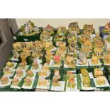 FIFTY FOUR BOXED LILLIPUT LANE SCULTPURES FROM THE BRITISH COLLECTION (Black and British Made