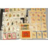 A COLLECTION OF SILK CIGARETTE CARDS, to include B.D.V 'Crests & Badges of The British Army',