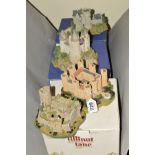 FOUR LILLIPUT LANE SCULPTURES FROM HISTORIC CASTLES OF BRITAIN COLLECTION, 'Bodlam' boxed and deeds,