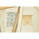 A QUANTITY OF ORIGINAL PLANS RELATING TO CANNON STREET HOTEL AND CONSTRUCTION OF THE LANGSTONE