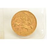 A FULL GOLD SOVEREIGN VICTORIA 1898