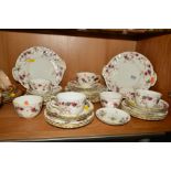 MINTON 'ANCESTRAL' TEAWARES S.376 to include two cake/sandwich plates, six 20cm plates, six cups,