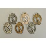 A COLLECTION OF 3RD REICH WII INFANTRY ASSAULT BADGES (INFANTERIE STURM ABZEICHEN), as follows, a