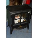 A BLACK DIMPLEX ELECTRIC HEATER