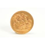 A FULL GOLD SOVEREIGN EDWARD VII 1909