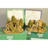 TWO BOXED LIMITED EDITION LILLIPUT LANE SCULPTURES, 'Tranquillity' No2055/2500 (certificate and