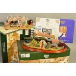 TWO BOXED LIMITED EDITION LILLIPUT LANE SCULPTURES, 'The Royal Train At Sandringham' L2517, No600/