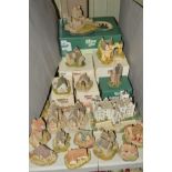 EIGHTEEN LILLIPUT LANE SCULPTURES FROM THE SCOTTISH COLLECTION, 'Eilean Donan Castle' (boxed), '