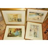 SIR WILLIAM RUSSELL FLINT (1880-1969), eight open edition prints of various subjects from one of the