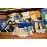 VARIOUS LILLIPUT LANE PAINT YOUR OWN SCULPTURES, empty boxes, collectors guides, deeds etc