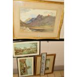 EDWARD HARGITT (BRITISH 1835-1895) 'DORNIE, ROSS SHIRE', a mountainous landscape with a loch,
