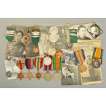 A BOX CONTAINING THE FOLLOWING BRITISH WAR AND VICTORY MEDAL PAIR, named to 61935 Pte G.H. Cooper,
