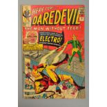 Marvel Comic, Daredevil Volume 1 Issue 2, Daredevil, Jun-64, (condition: binder worn, top worn,