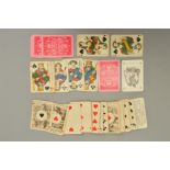 PLAYING CARDS, GERMANY, DONDORF, FRANKFURT, Rhineland pattern, Standard Courts, Ace each have two