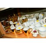 VARIOUS TABLEWARES ETC, to include Coalport 'Pearl' coffee cans and saucers, Noritake part teaset,