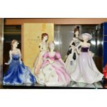 FIVE COALPORT FIGURES, to include limited edition 'My Heavenly Celia' No820/2500 (with certificate),